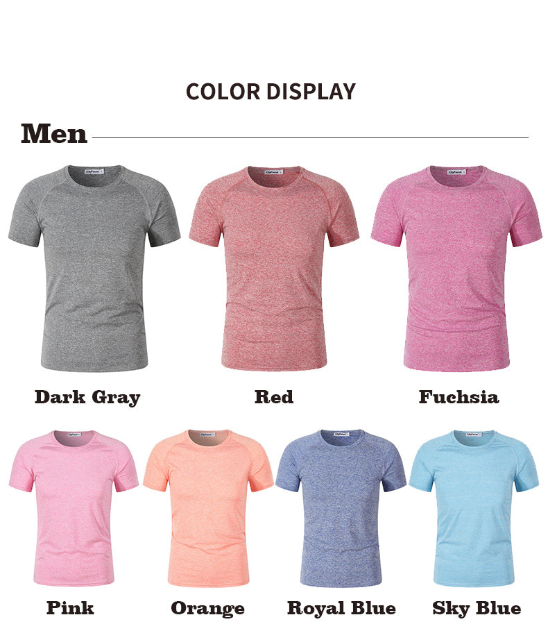 S–4XL 190g 40s Cationic Modal Yoga Sports T-Shirt ,Ready stock, MOQ 10 or 20 pieces. Suitable for workwear & advertising uniforms, custom pattern DIY available  CF310 Men's