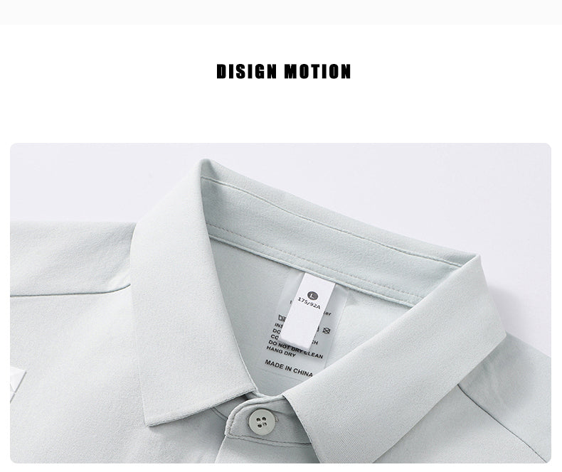 M–5XL 135g High-Elastic Premium Cotton Seamless Collar Short-Sleeve Polo Shirt ,Ready stock, MOQ 10 or 20 pieces. Suitable for workwear & advertising uniforms, custom pattern DIY available  KD4-8329