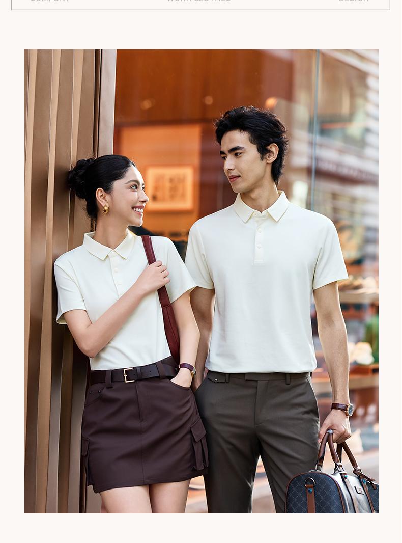 S–4XL 200g 60s 10A Antibacterial Double-Sided Micro Piqué Short-Sleeve Polo Shirt  ,Ready stock, MOQ 10 or 20 pieces. Suitable for workwear & advertising uniforms, custom pattern DIY available  GJ28-6607