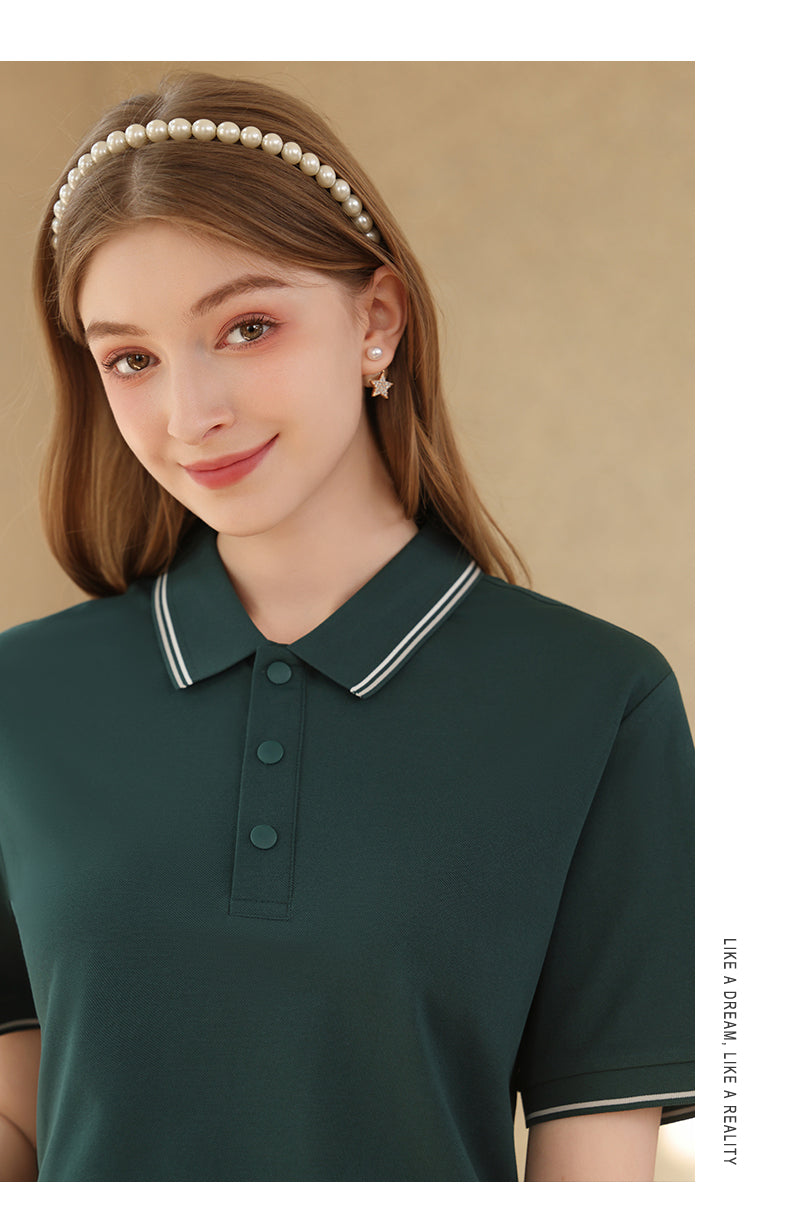 S–4XL Blended Piqué Cotton Skin-Friendly & Breathable Polo Shirt with Lapel and Short Sleeves  ,Ready stock, MOQ 10 or 20 pieces. Suitable for workwear & advertising uniforms, custom pattern DIY available  5509