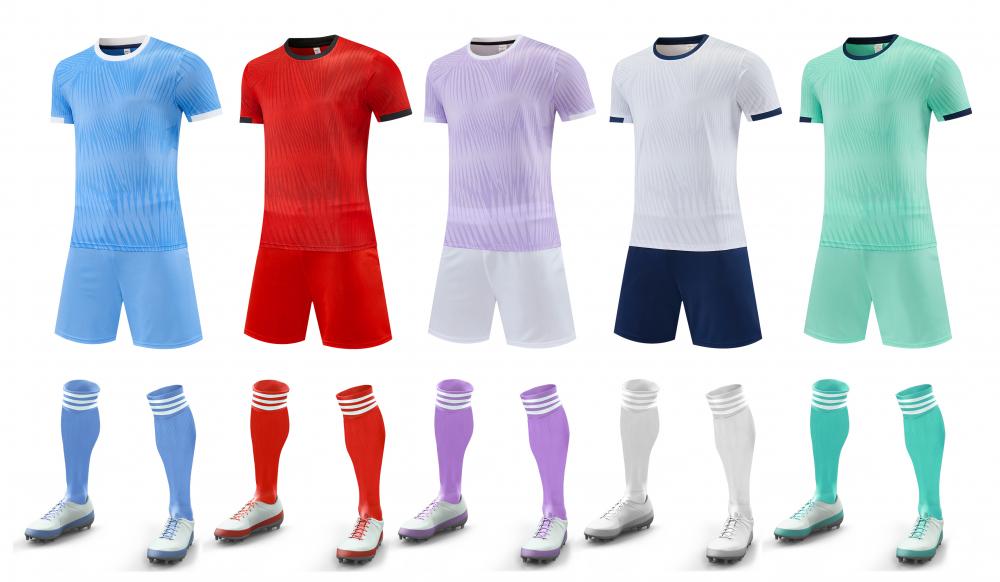 M–5XL Adult Football Jacquard Series Tracksuit, MOQ 10 or 20 pieces. Suitable for workwear & advertising uniforms, custom pattern DIY available Z6021