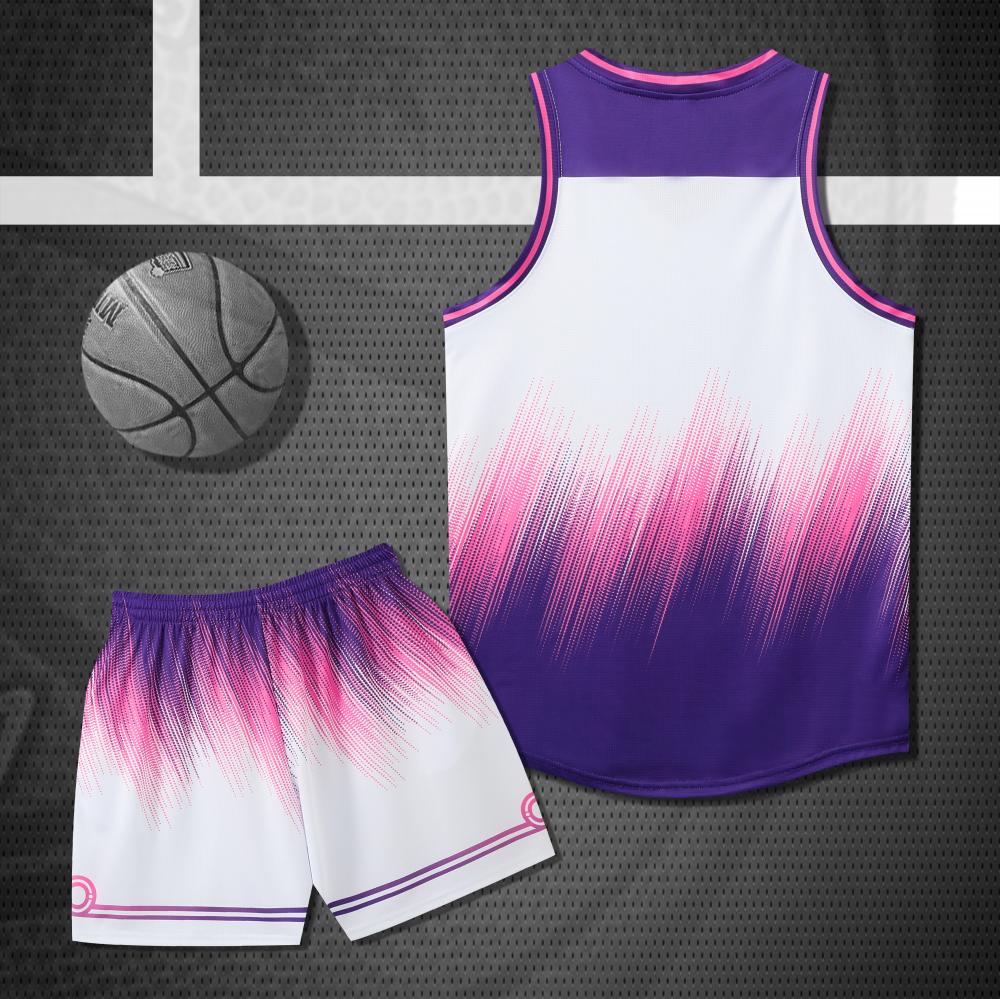 L–6XL Classic V-Neck Contrast Binding Adult Basketball Jersey with High-Elastic Quick-Drying Polyester, Blending Trendy Style & Athletic Dynamism, MOQ 10 or 20 pieces. Suitable for workwear & advertising uniforms, custom pattern DIY available L075