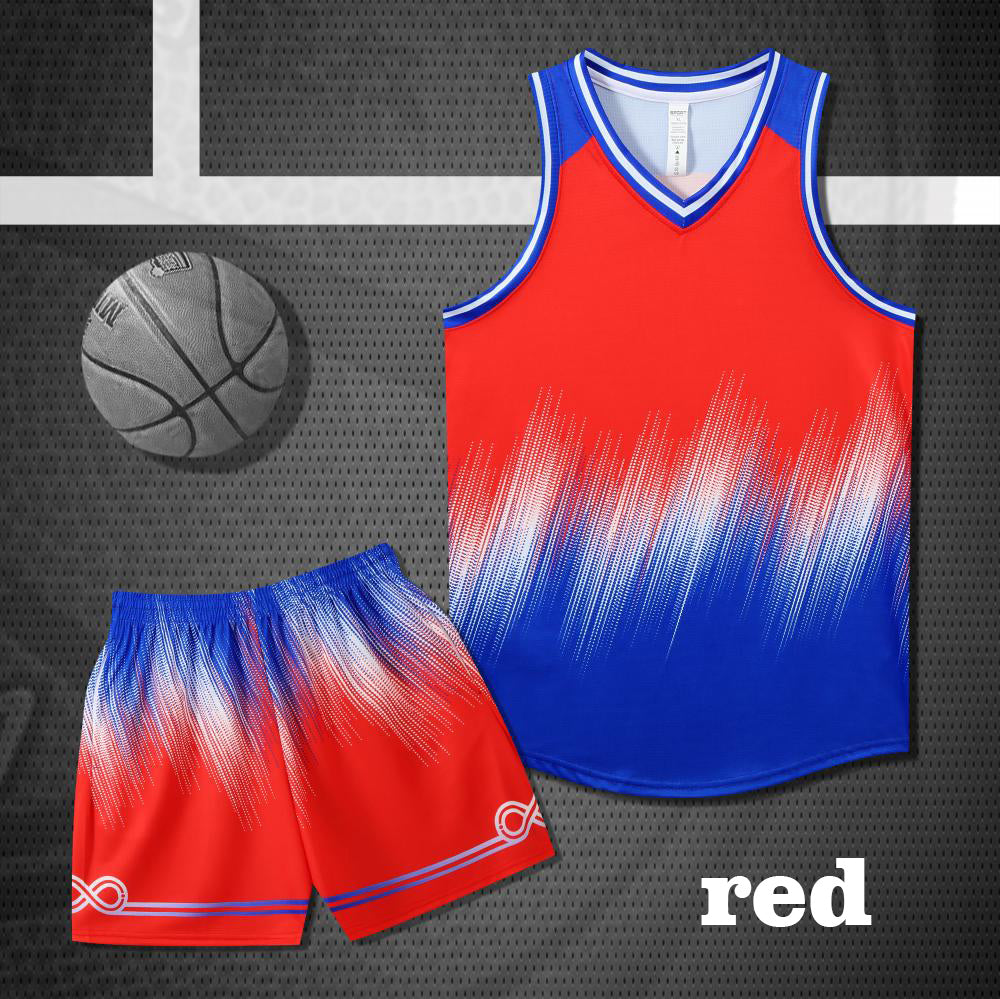 L–6XL Classic V-Neck Contrast Binding Adult Basketball Jersey with High-Elastic Quick-Drying Polyester, Blending Trendy Style & Athletic Dynamism, MOQ 10 or 20 pieces. Suitable for workwear & advertising uniforms, custom pattern DIY available L075