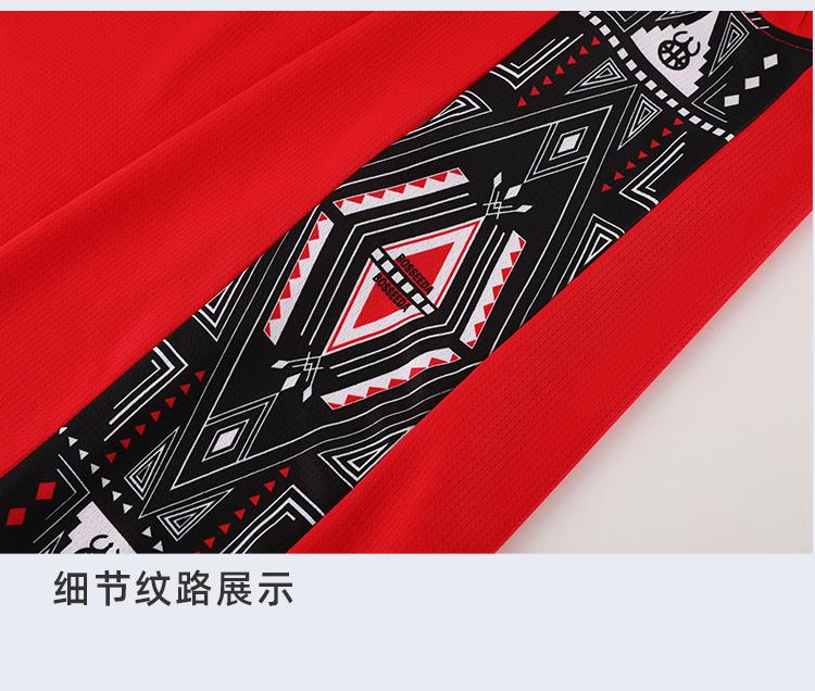 L–6XL Black & White Geometric / Ethnic Print Quick-Dry Breathable Adult Basketball Uniform, MOQ 10 or 20 pieces. Suitable for workwear & advertising uniforms, custom pattern DIY available L1022