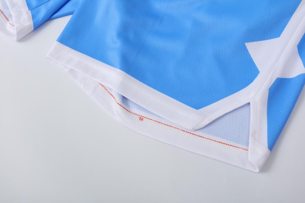 M–6XL Gradient Splash-Ink Transition Refreshing American-Style Basketball Jersey Set, MOQ 10 or 20 pieces. Suitable for workwear & advertising uniforms, custom pattern DIY available L209