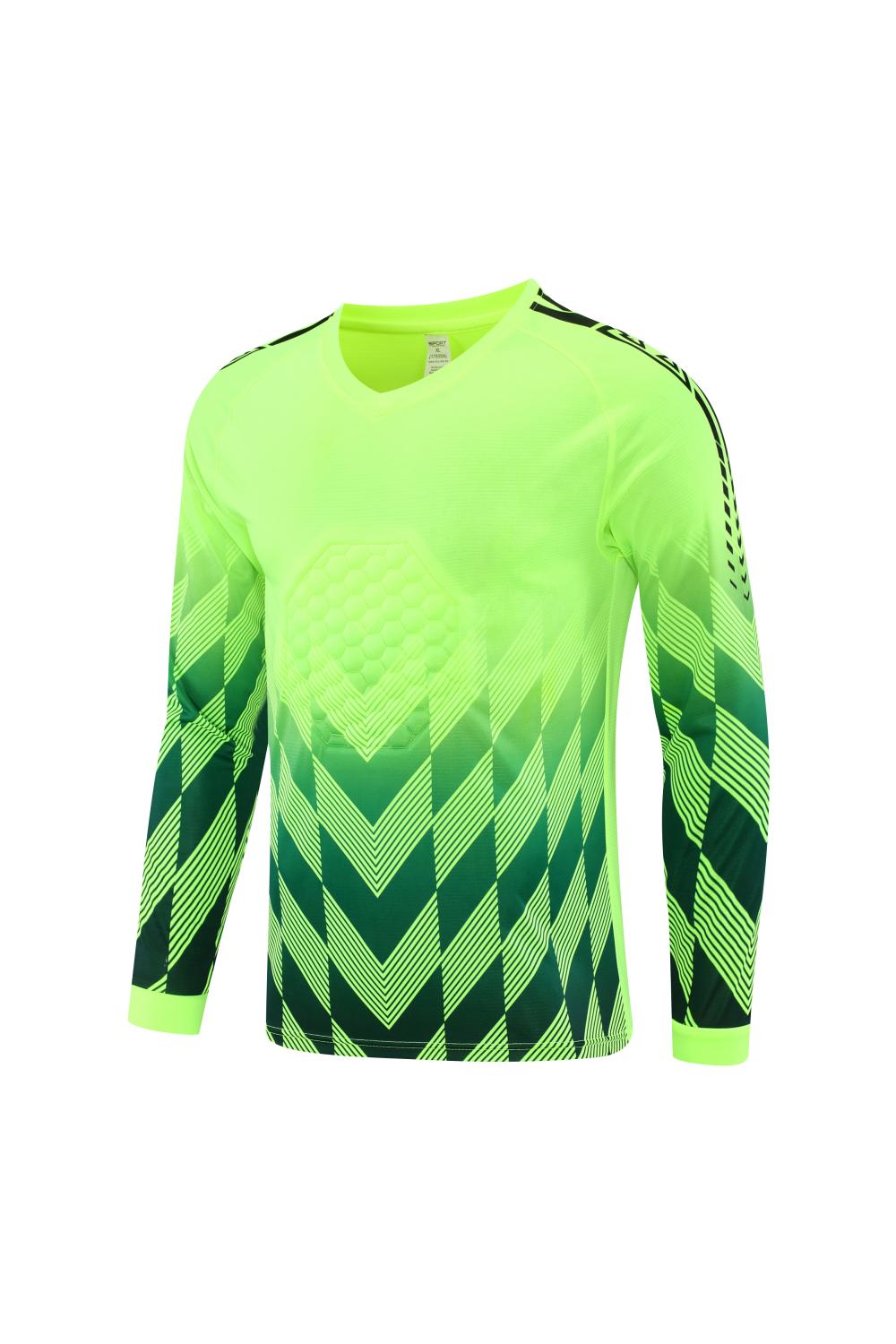 XS–6XL Protective Lightweight Quick-Drying Football Goalkeeper Jersey - Single Pack, MOQ 10 or 20 pieces. Suitable for workwear & advertising uniforms, custom pattern DIY available 7001