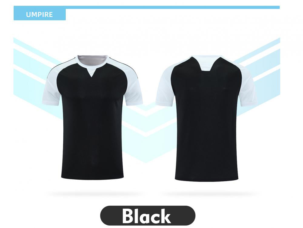 M–5XL V-neck accent, crisp non-clingy fit, professional & refreshing style for multi-sport officiating, MOQ 10 or 20 pieces. Suitable for workwear & advertising uniforms, custom pattern DIY available C9001