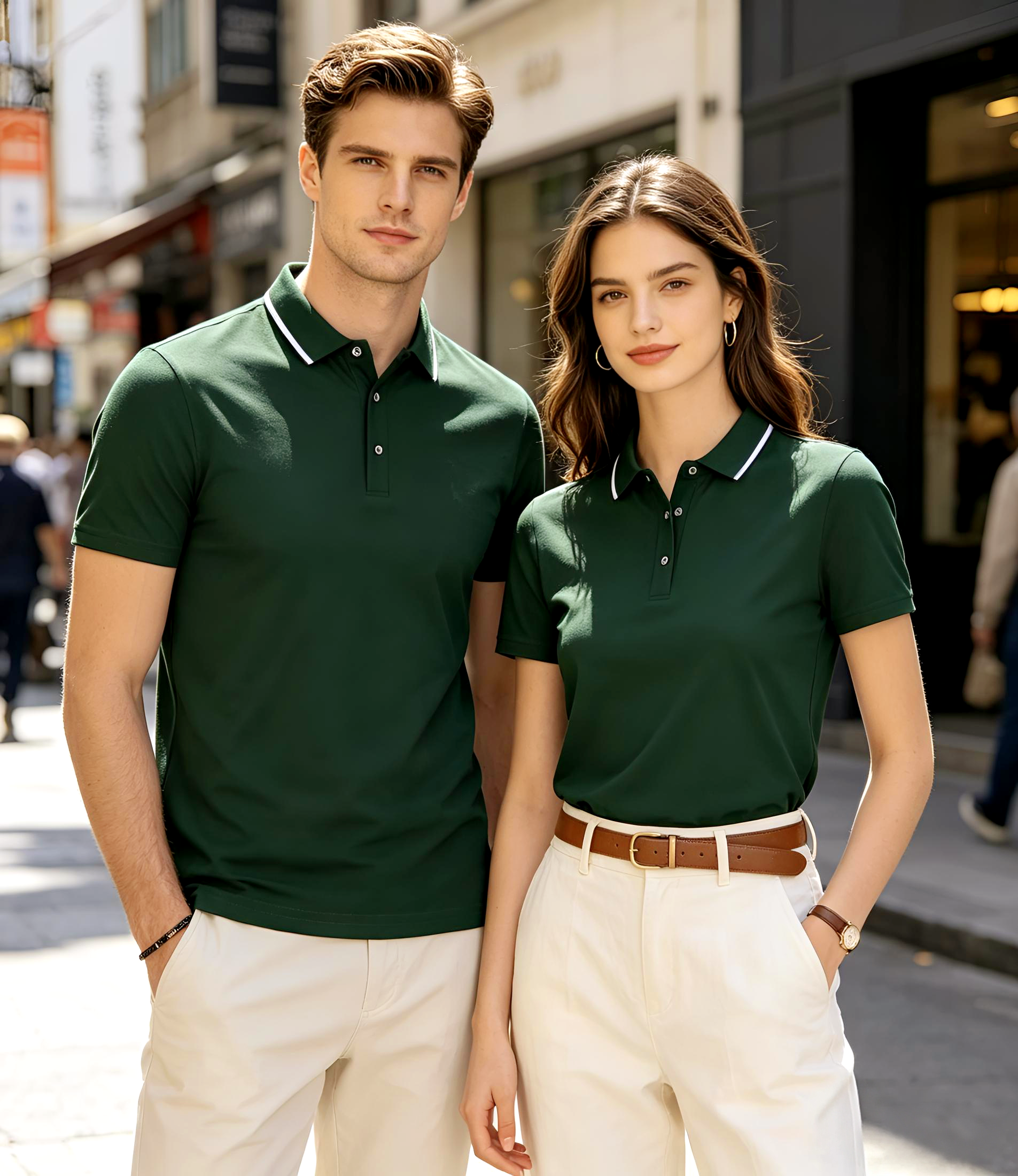 M–4XL 170g Refreshing Fabric Collared Short-Sleeve Polo Shirt ,Ready stock, MOQ 10 or 20 pieces. Suitable for workwear & advertising uniforms, custom pattern DIY available  CF9519