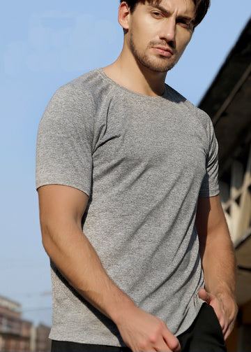 S–4XL 190g 40s Cationic Modal Yoga Sports T-Shirt ,Ready stock, MOQ 10 or 20 pieces. Suitable for workwear & advertising uniforms, custom pattern DIY available  CF310 Men's