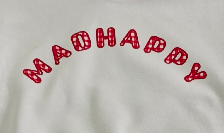 2–5Y Kids White "MADHAPPY" Embroidered Hoodie & Wide Leg Pants 2-Piece Set, MOQ 10 or 20 pieces, available WG26163