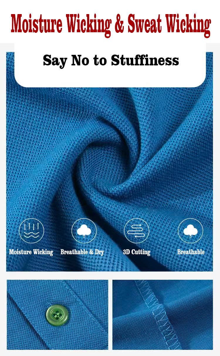 S–3XL 220g 32s Full Fleece Cotton Fashion Style Polo Shirt with Contrast Collar | Model  ,Ready stock, MOQ 10 or 20 pieces. Suitable for workwear & advertising uniforms, custom pattern DIY available  CF122