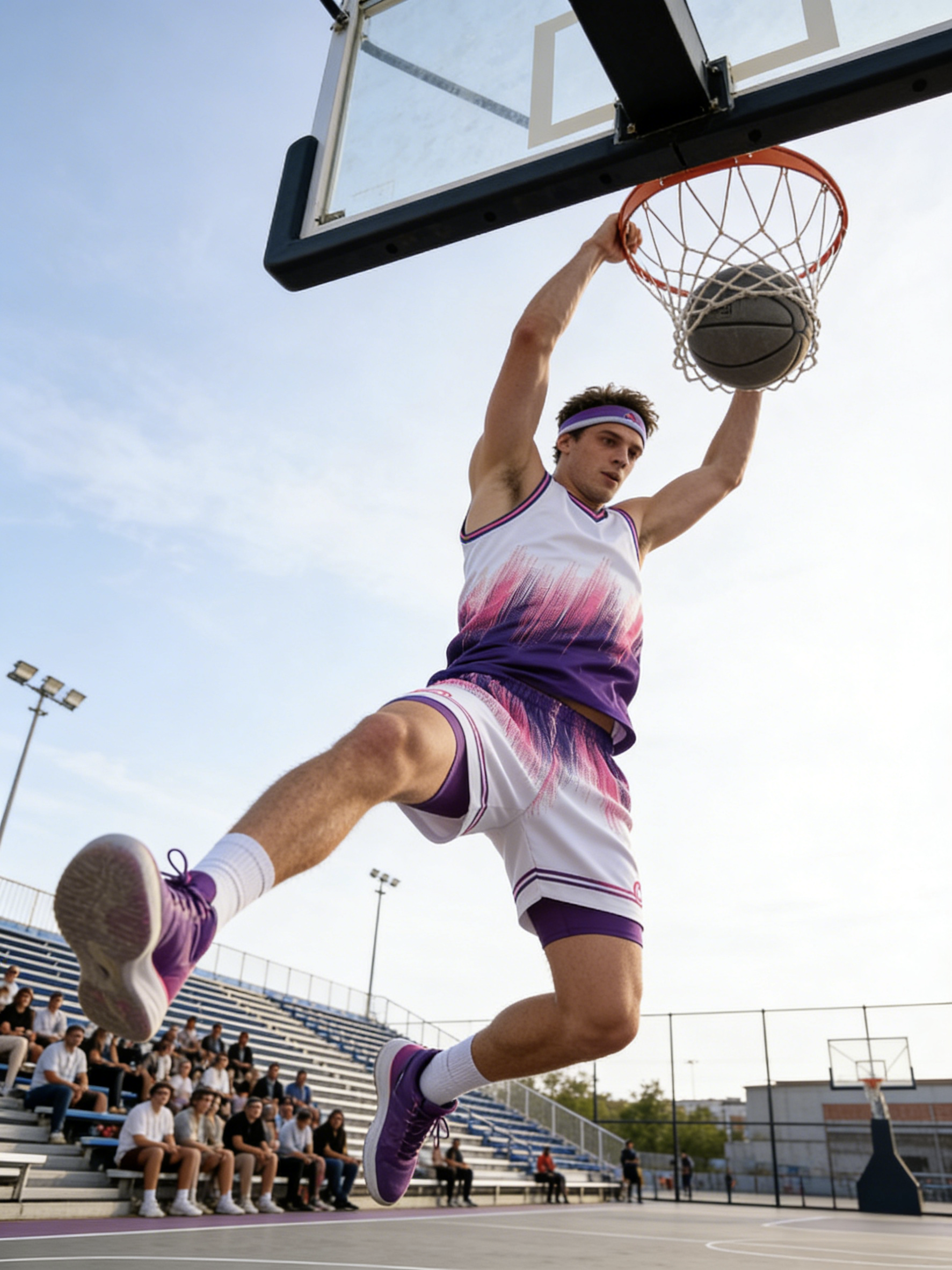 L–6XL Classic V-Neck Contrast Binding Adult Basketball Jersey with High-Elastic Quick-Drying Polyester, Blending Trendy Style & Athletic Dynamism, MOQ 10 or 20 pieces. Suitable for workwear & advertising uniforms, custom pattern DIY available L075